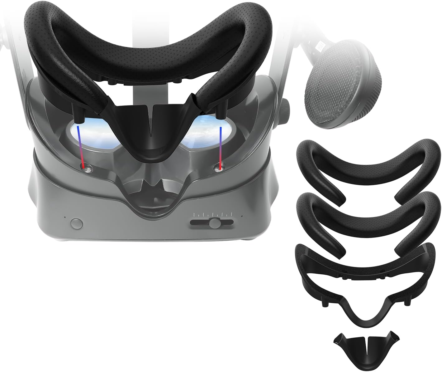 Facial Interface & Foam Pad Kit Compatible with Valve Index &ndash; Replacement Face Cover with Soft Cushions and Bracket image number 3