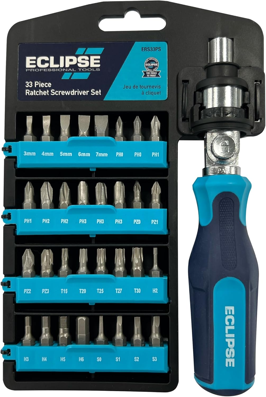 ECLIPSE Ratchet Screwdriver & Mini Socket 65-Piece Set image number 4
