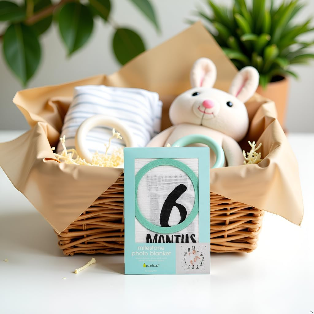 Pearhead Watch Me Grow Photo Blanket