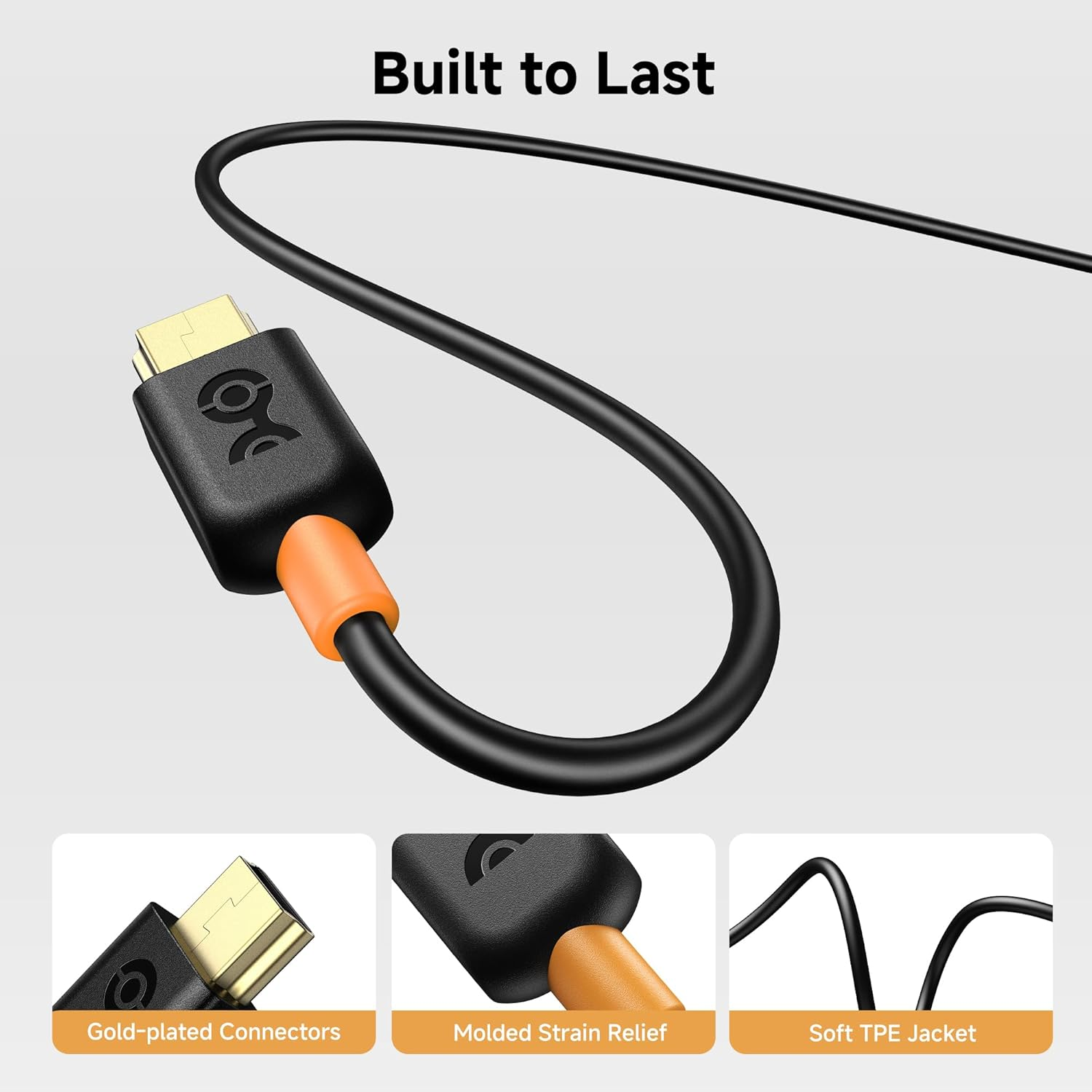 Cable Matters Mini USB to USB C Cable - 2M, 15W Charging, 480Mbps Data, USBC to Miniusb Cable for Game Controller, Camera, GPS, Dash Cam, Black image number 6