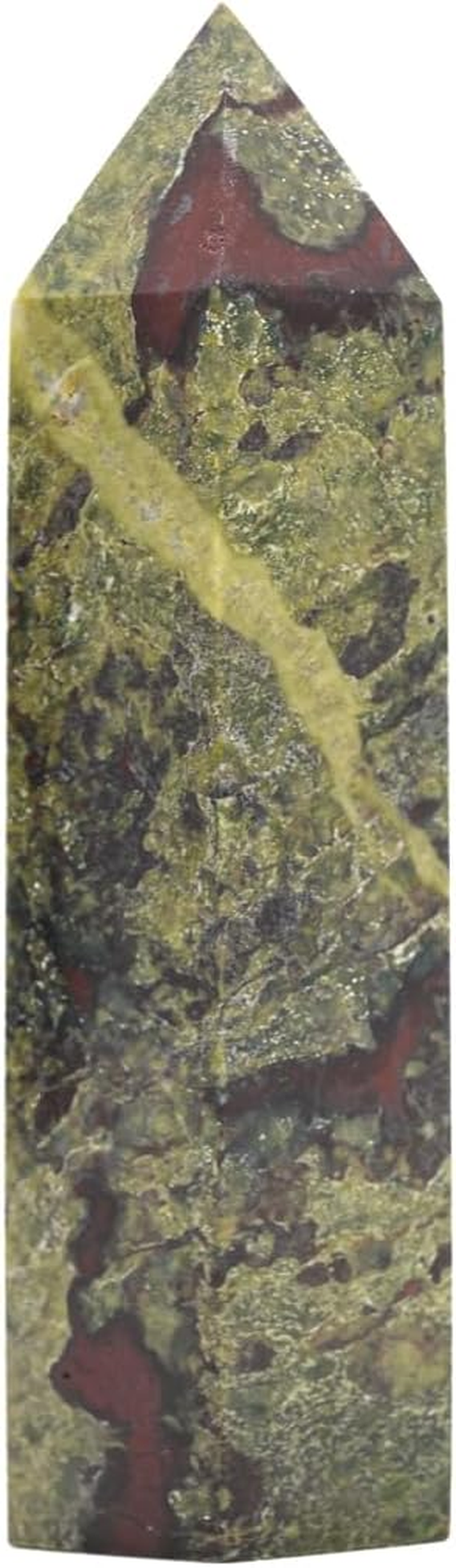 Angelstones Natural Citrine Gemstone Healing Crystal Hexagonal Pointed Reiki Chakra Faceted Prism Wand Carved Stone Figurine Home Decor image number 2