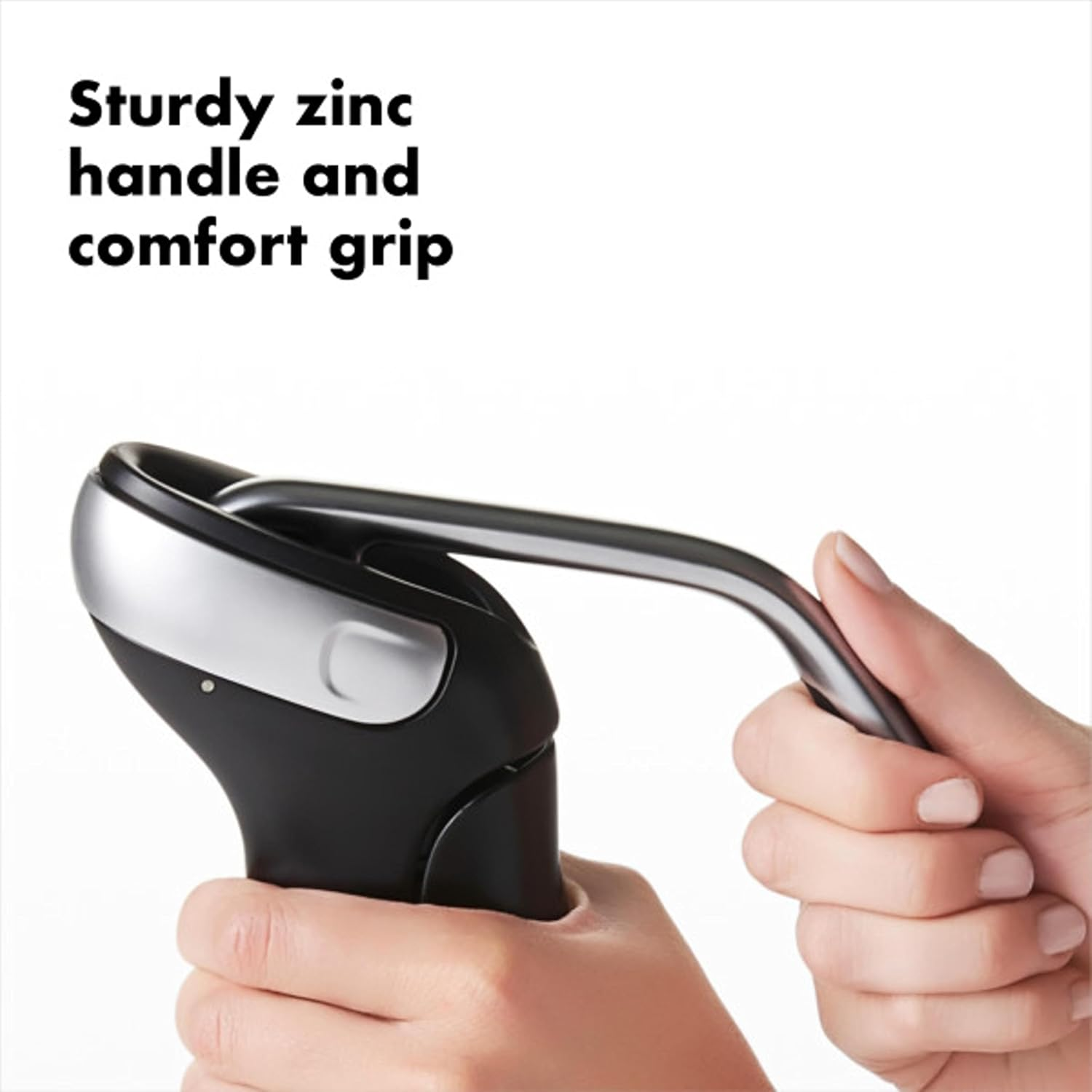 OXO Steel Vertical Lever Corkscrew with Removable Foil Cutter, Black/Silver image number 4