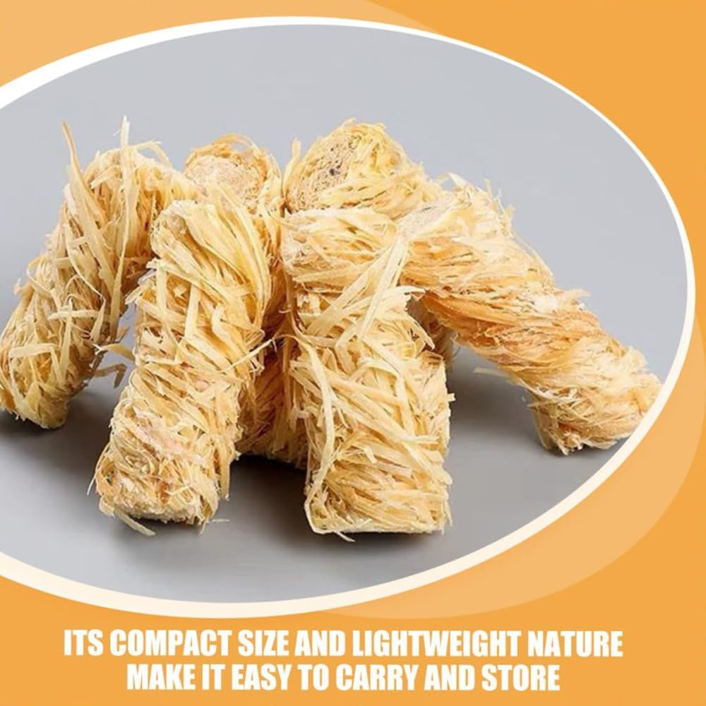 100PCS Fire Starters, Natural Charcoal Fire/Eco Friendly Wood Firelighters/Quick Wax Flame Fire Starters for BBQ, Barbecue Grills, Wood Stove, Smokers, Campfires and Outdoor Fireplaces image number 2