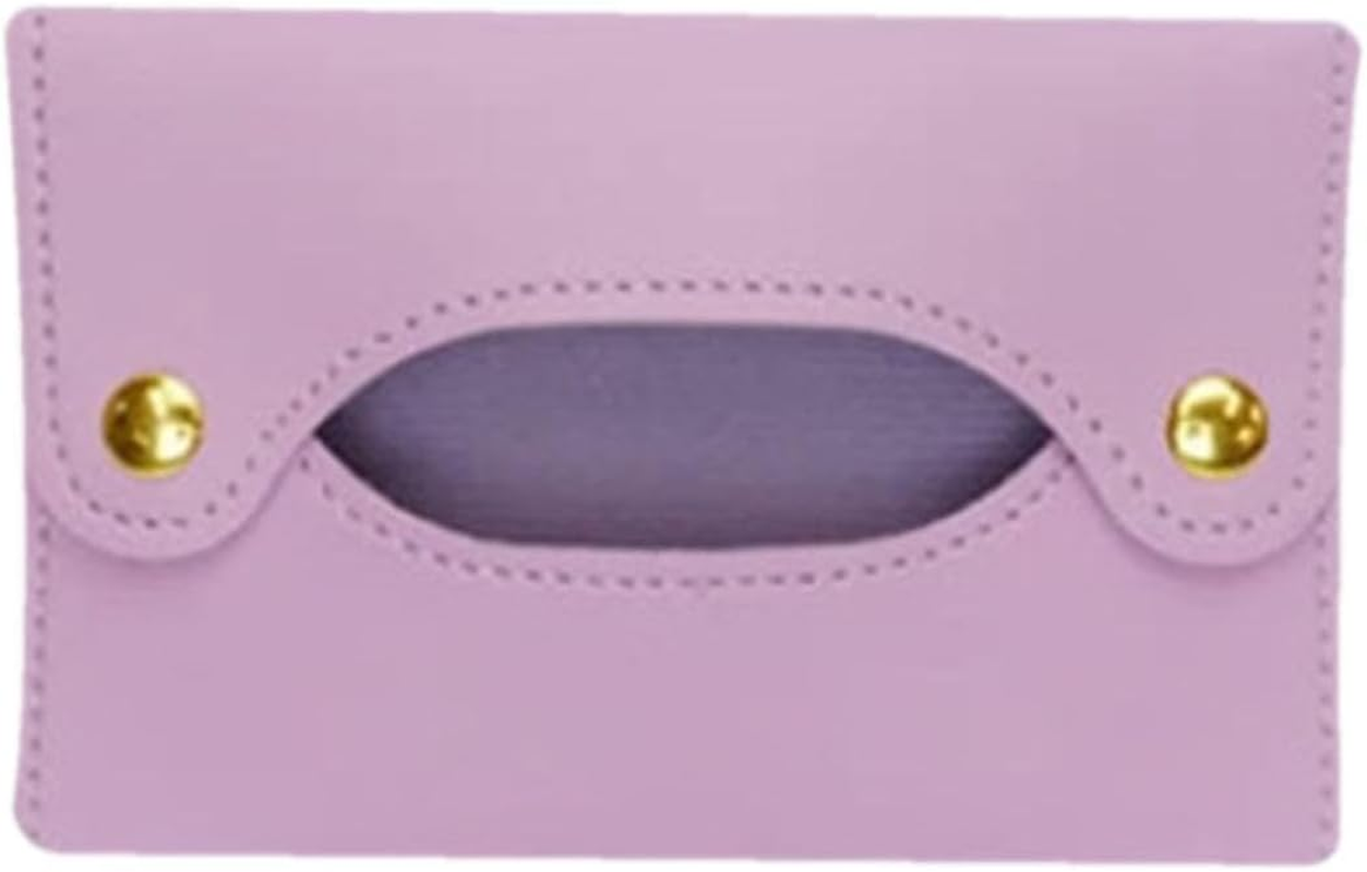 Travel Tissue Pocket Holder Bag - Pocket Tissue Holder | Travel Pouch Wipe | Pocket Paper Towel Cover | Napkin Bag Organizer| Paper Towel Pu Leather Case | Paper Box Bag | Wipe Storage Bag image number 6