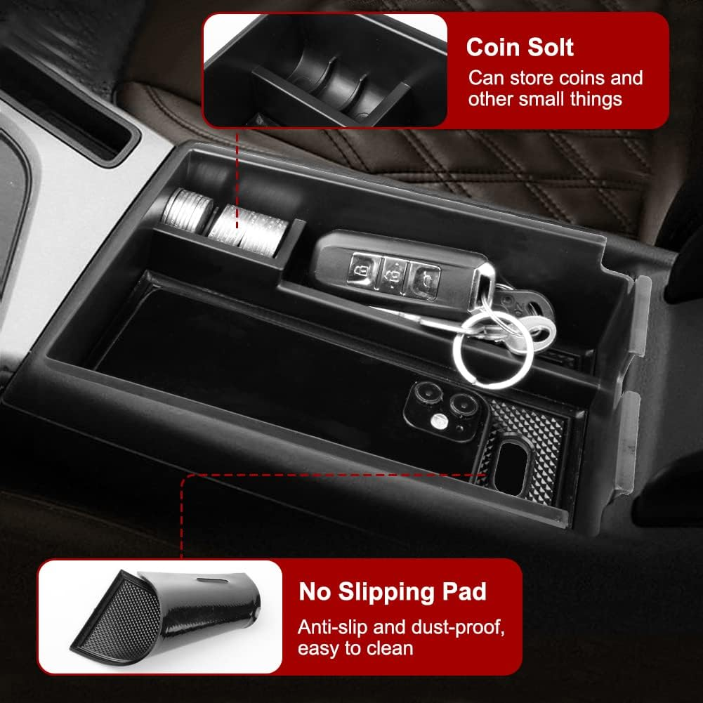 Center Console Organizer Tray Accessories Compatible with Kia Sportage NQ5 2023 2024 Armrest Storage Box Insert Pallet image number 2