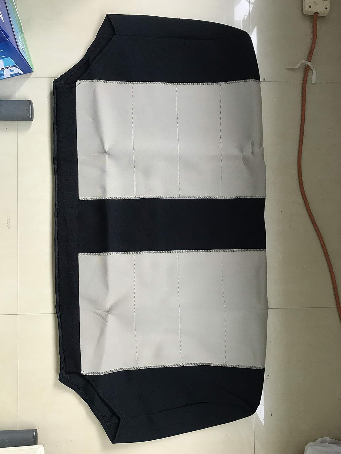 GEARFLAG Custom Fit Neoprene Seat Cover for Jeep Wrangler TJ (Full Set) (Kaki/Black)