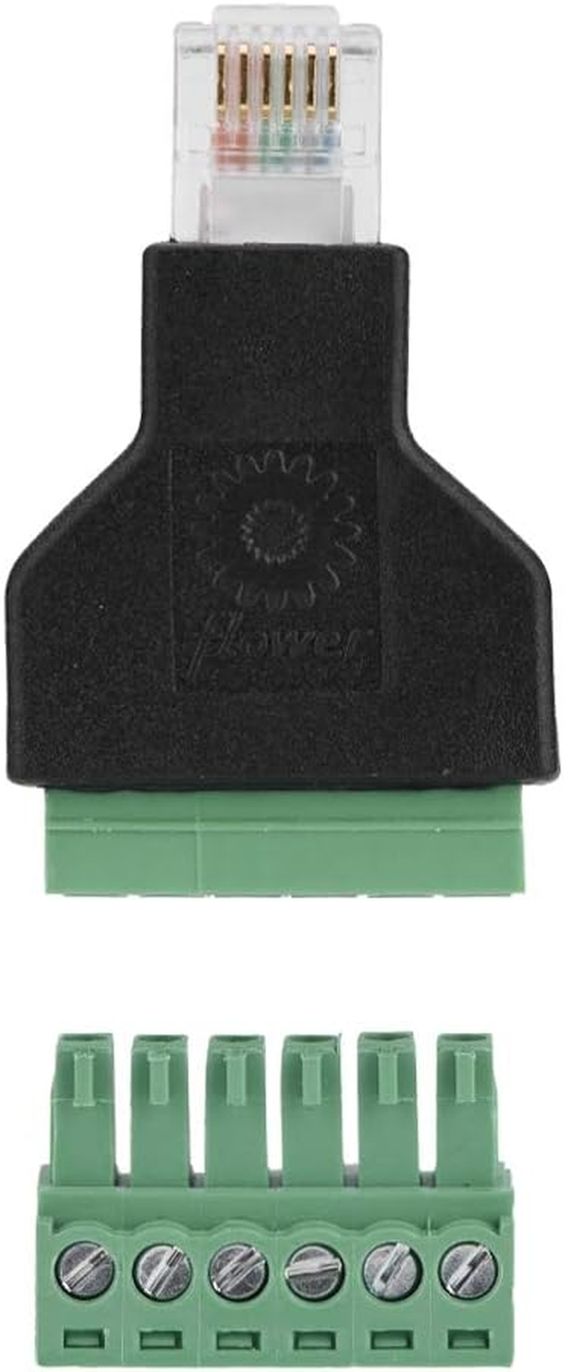 Couplers Male 1PCS Cable Coupler 6P6C RJ12 for Ethernet for Screw image number 2