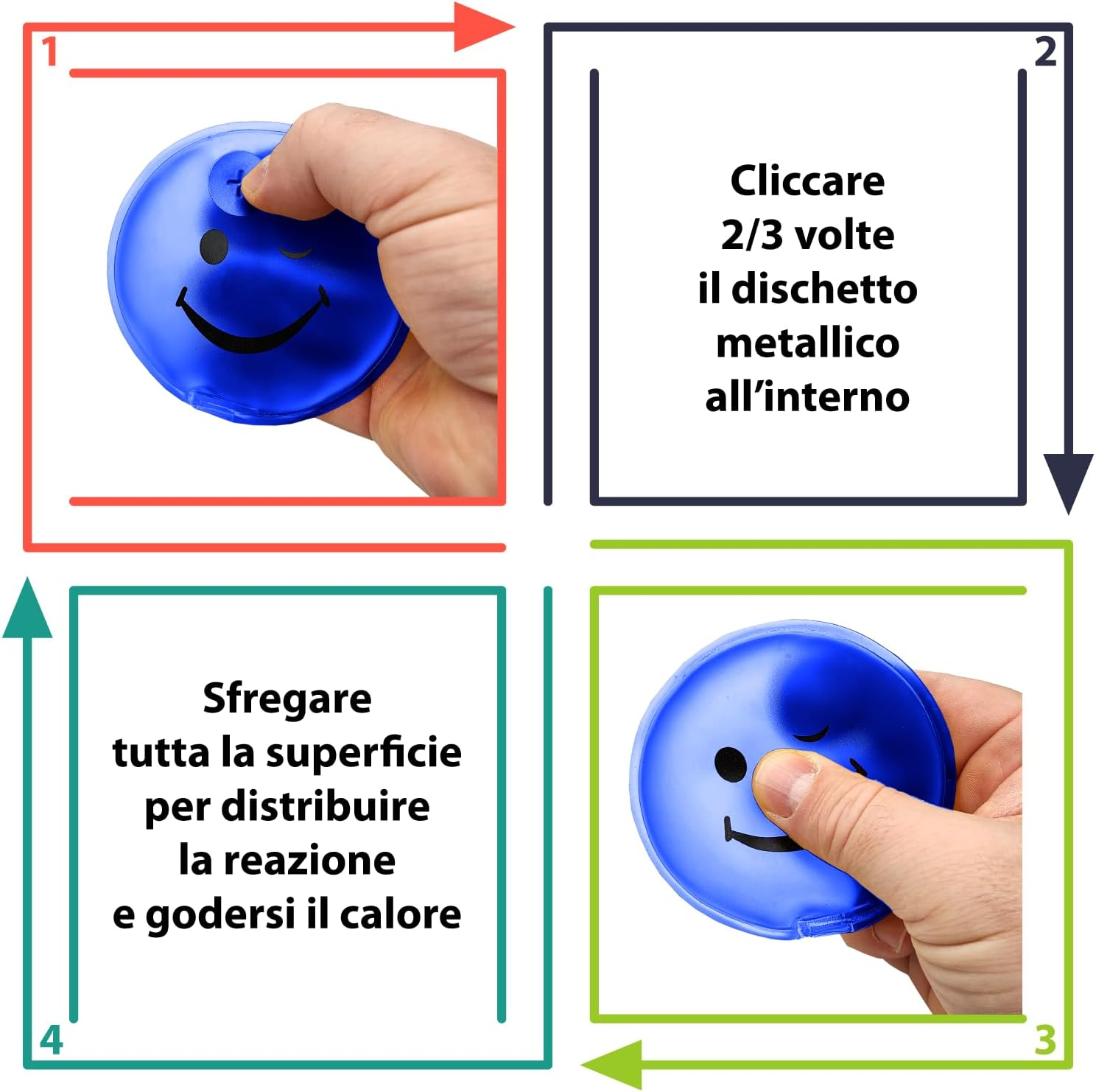 2 Pack Reusable Hand Warmer PVC Hand Warmer for Cold Days Hiking Autumn Winter Evening