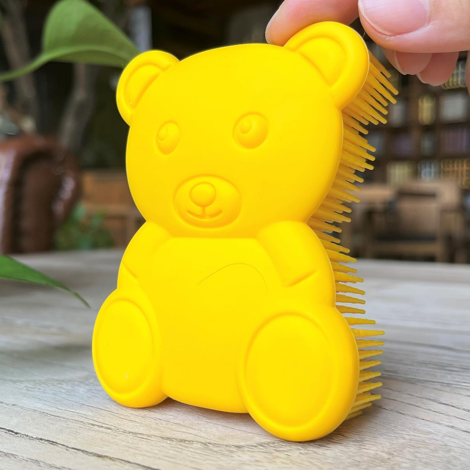 Premium Sensory Brush for Kids or Autism,Soft Silicone Body Scrubber,2 in 1 Sensory Room Occupational Therapy Sensory Brushes,Silicone Loofah,Pets Shower Brush Bath Brush Shampoo Brush