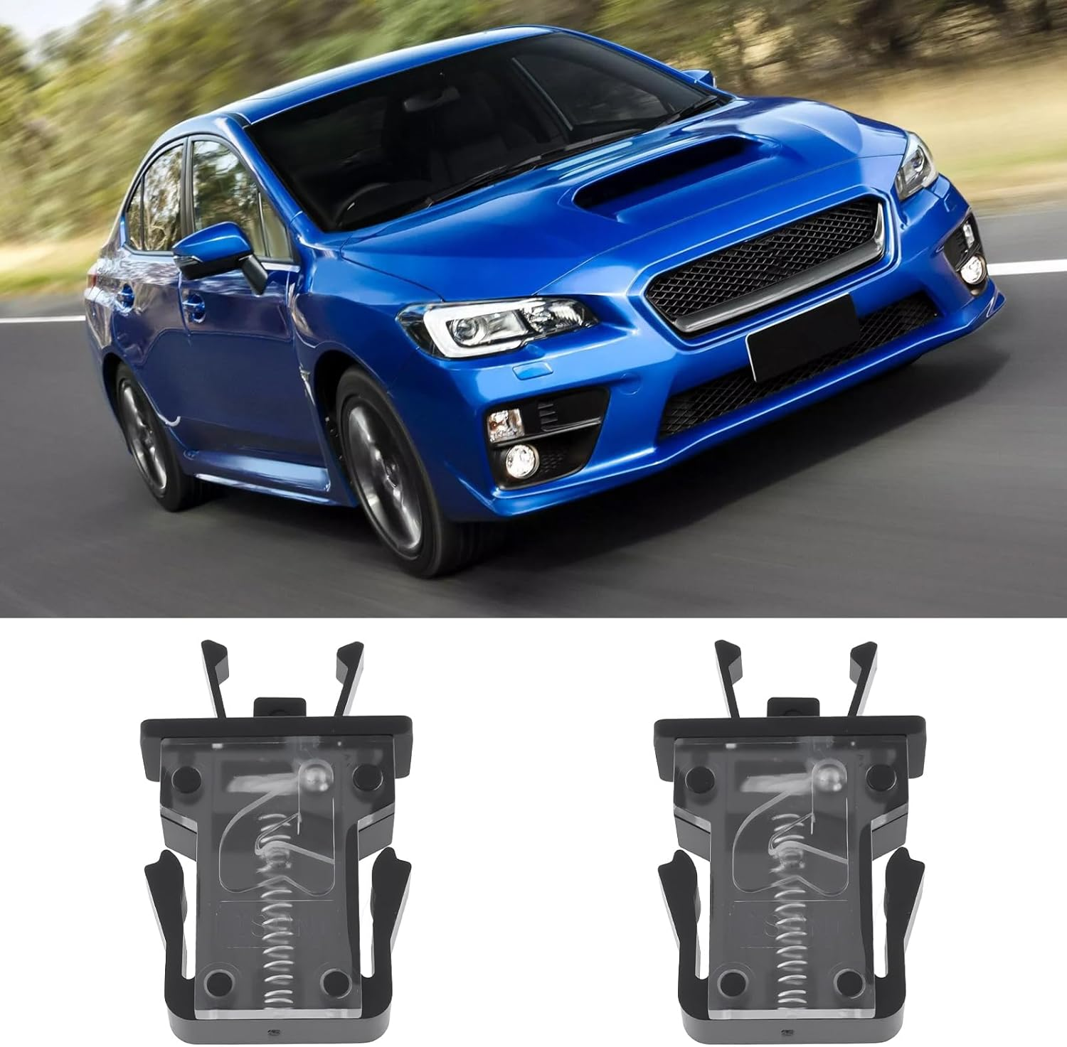 2Pcs Car over Head Console Box Lock 92184AJ020 11A4829CP Compatible with Subaru 2009-2014 image number 5