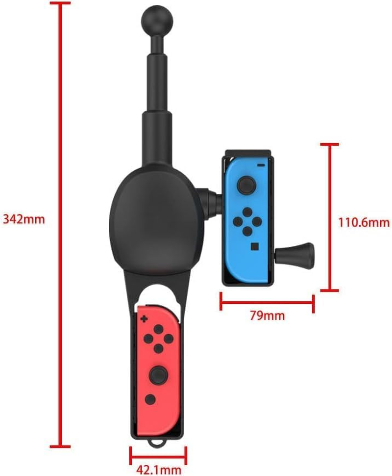 Fishing Rod Compatible with Nintendo Switch,Fishing Game Accessories Compatible with Nintendo Switch Legendary Fishing image number 2