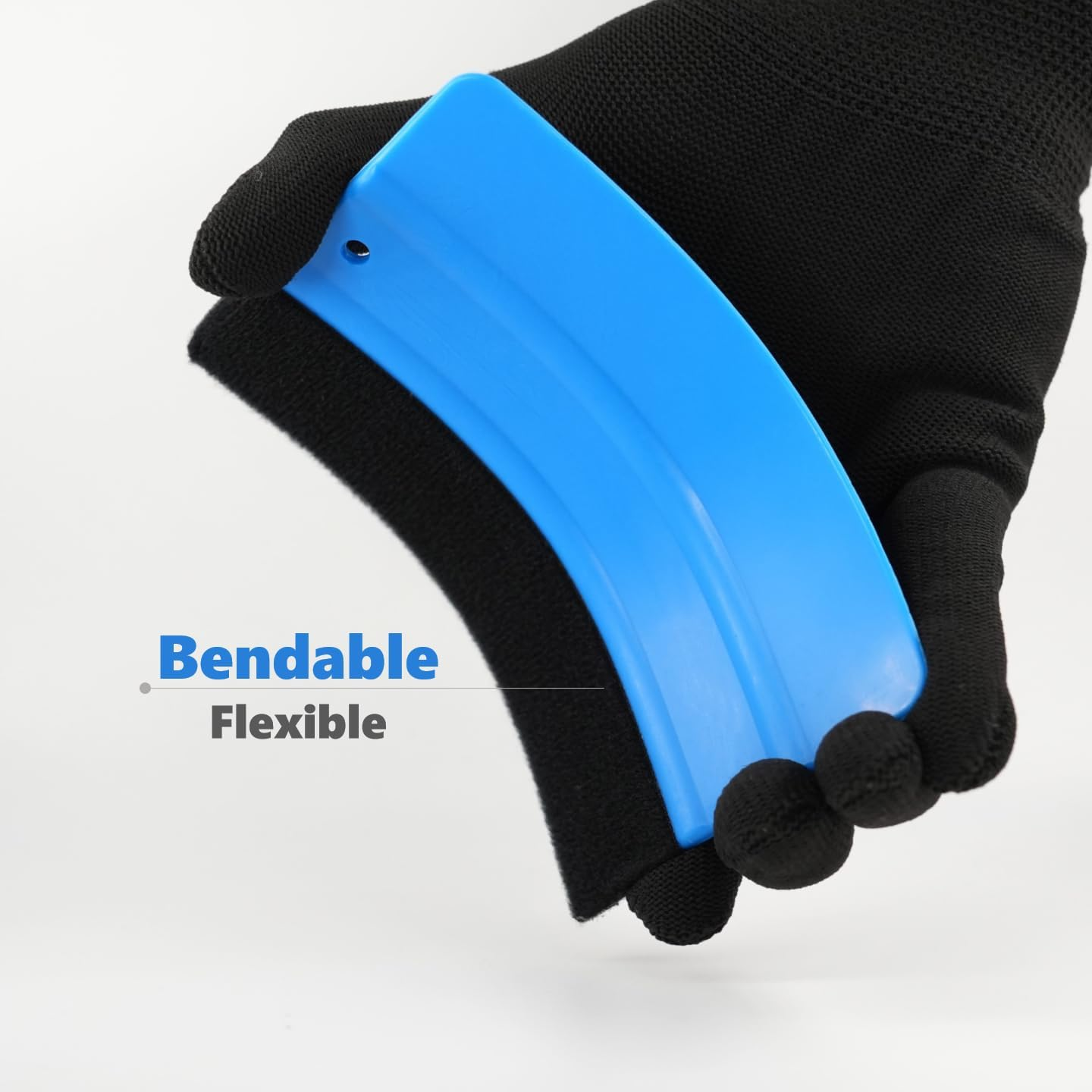 Carsleek Vinyl Wrap Squeegee, Microfiber Felt Edge, Window Tint, Sticker Application, Car Decal Installation, Smooth&Scratch-Free on Film and Wallpaper, 6Pcs, 3 Hardness, Black, Blue, Green image number 6