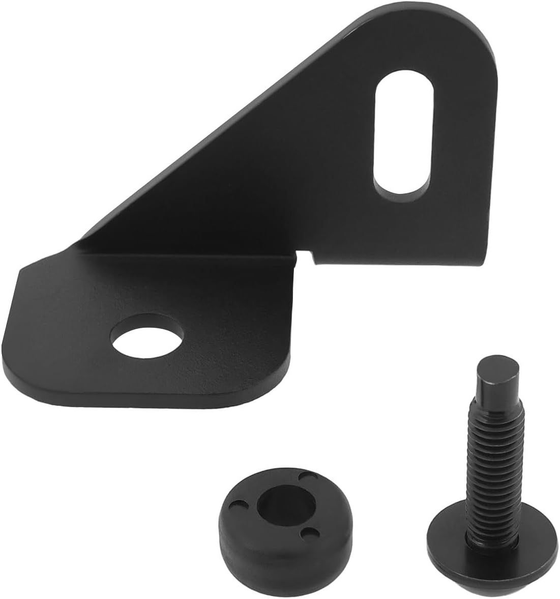 1Pc Car Antenna Mount Replacement Part Driver Side Mount Bracket Holder Compatible with Jeep Wrangler JL JLU Gladiator JT 2018-2024, Black image number 2