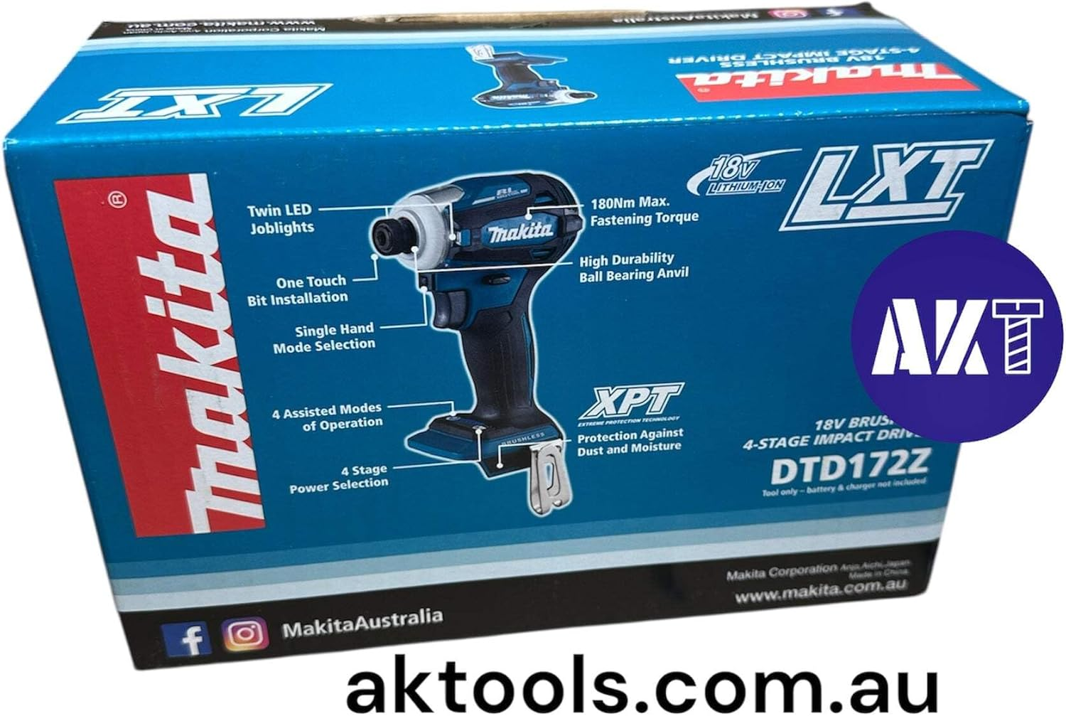 Makita DTD173Z 18V Li-Ion Brushless LXT Impact Driver, Batteries and Charger Not Included image number 1
