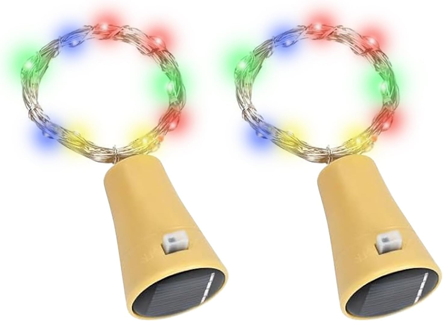 Koboko 2 X Solar Wine Bottle Fairy Lights, Multi-Colour, 2 Metres, 20 LED Lights image number 4