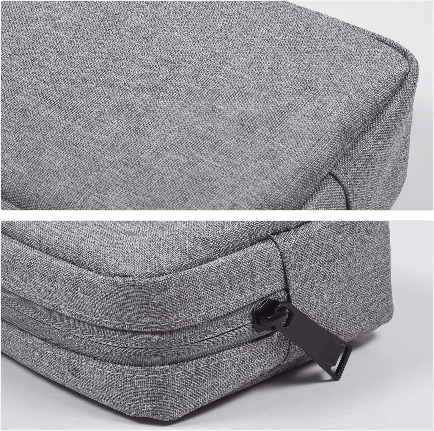 Electronics Accessories Organizer Bag,Portable Digital Storage Bag Cable,Power Bank,Charger,Charging Cords,Mouse,Adapter,Earphones More Out-Going,Business,Travel Gadget Bag,Grey(Small+Big)