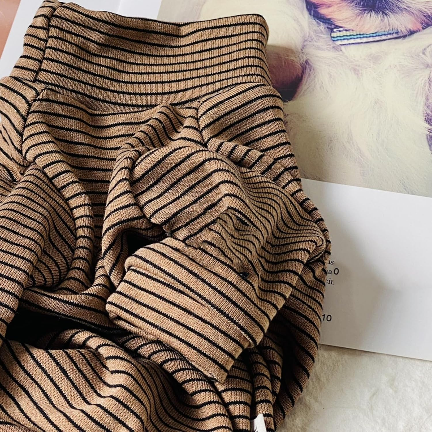 UOSIA Sphynx Cat Clothes Cat Sweaters for Cats Only Hairless Cat Pajamas Turtleneck Kitten Onesie Thermal Small Cat Soft Pullover for Sphynx, Devon, Cornish image number 3