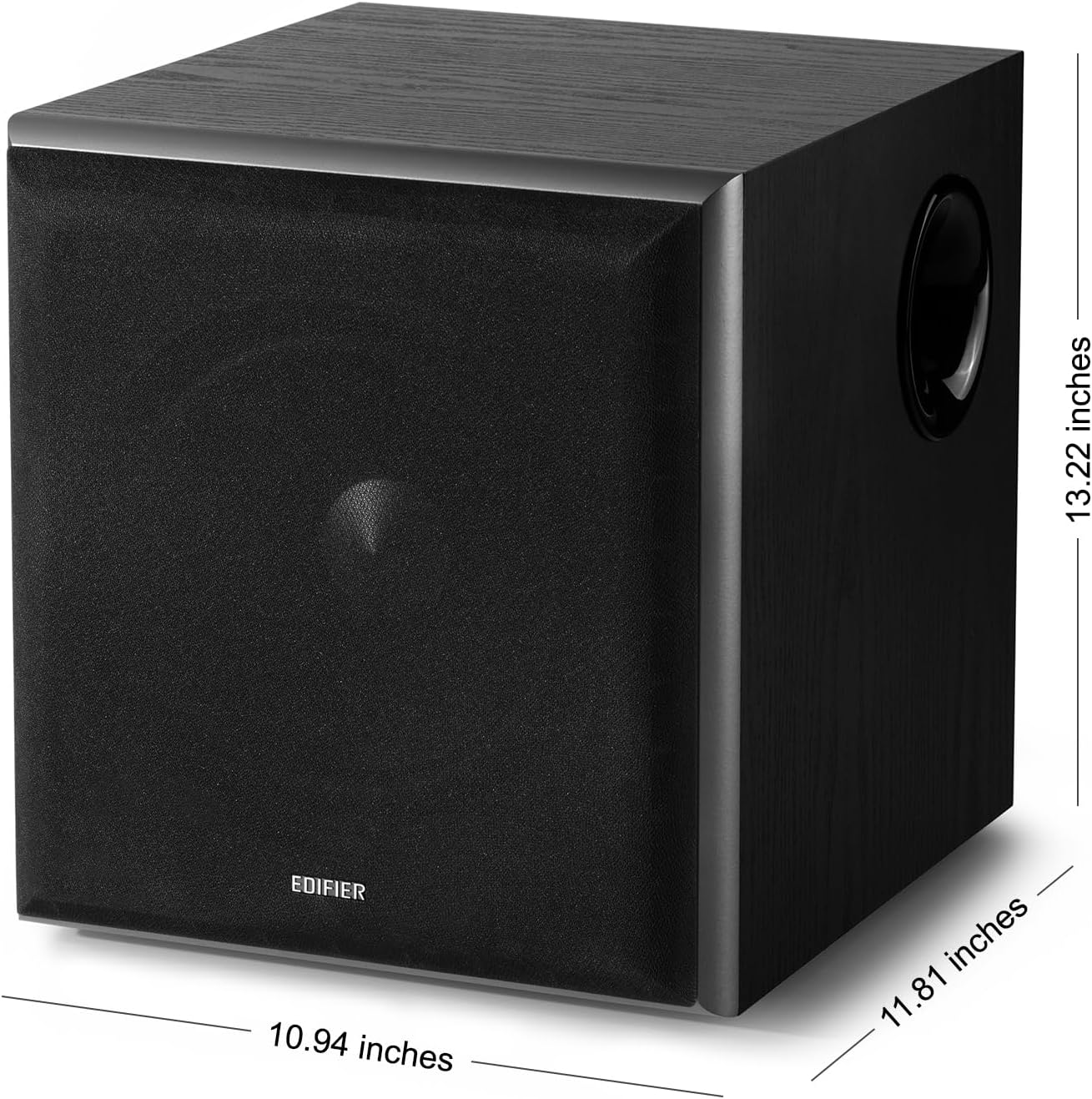 Edifier T5 Powered Subwoofer - 8 Inch Driver - 70 Watt (Black) image number 2