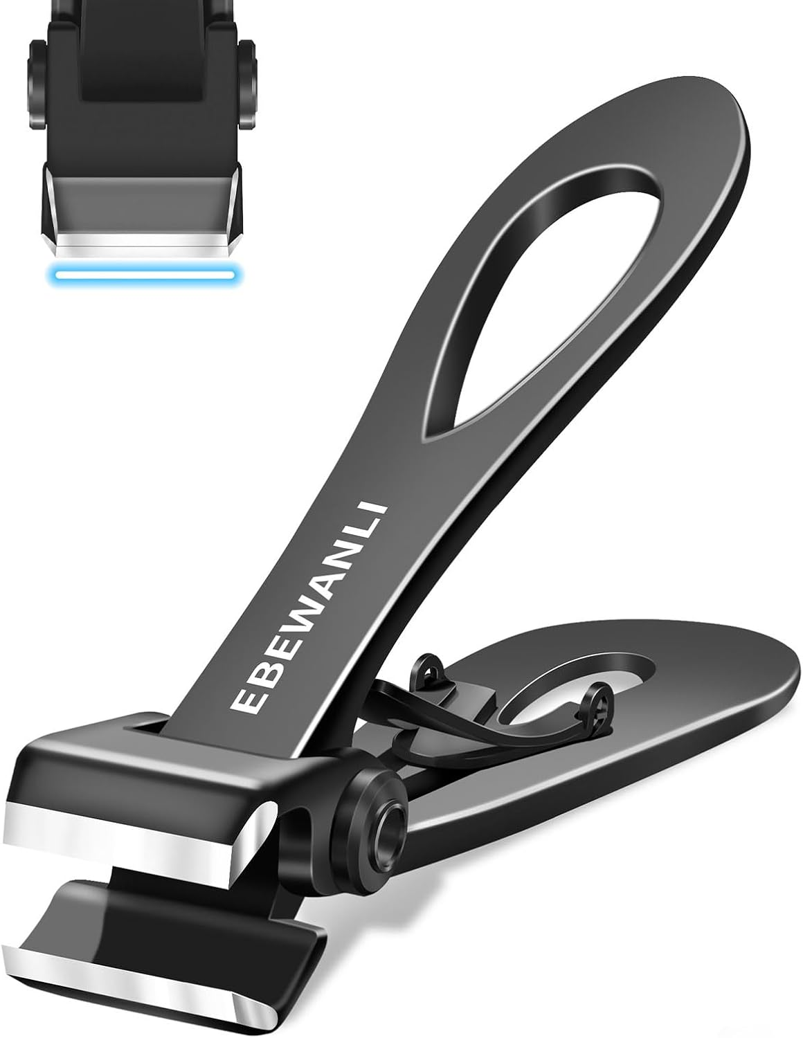 EBEWANLI Straight Nail Clipper, 17Mm Wide Jaw Opening Toe Nail Clippers, Extra Large Toenail Clippers for Thick Toenails, Heavy Duty Toenail Clippers for Seniors, Men, Women image number 2