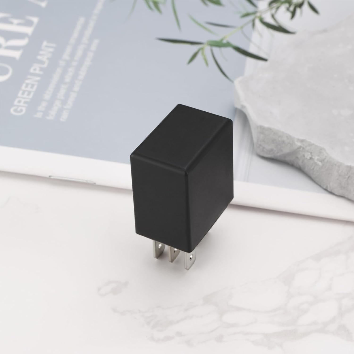 Be in Your Mind 2Pcs Micro Relay 5 Contacts Changeover CO 12V 15A 25A 40A Vehicle with Diode Relay Switch 5Pin Automotive Power Relay 95225-2D000,25422819, 6555HJ