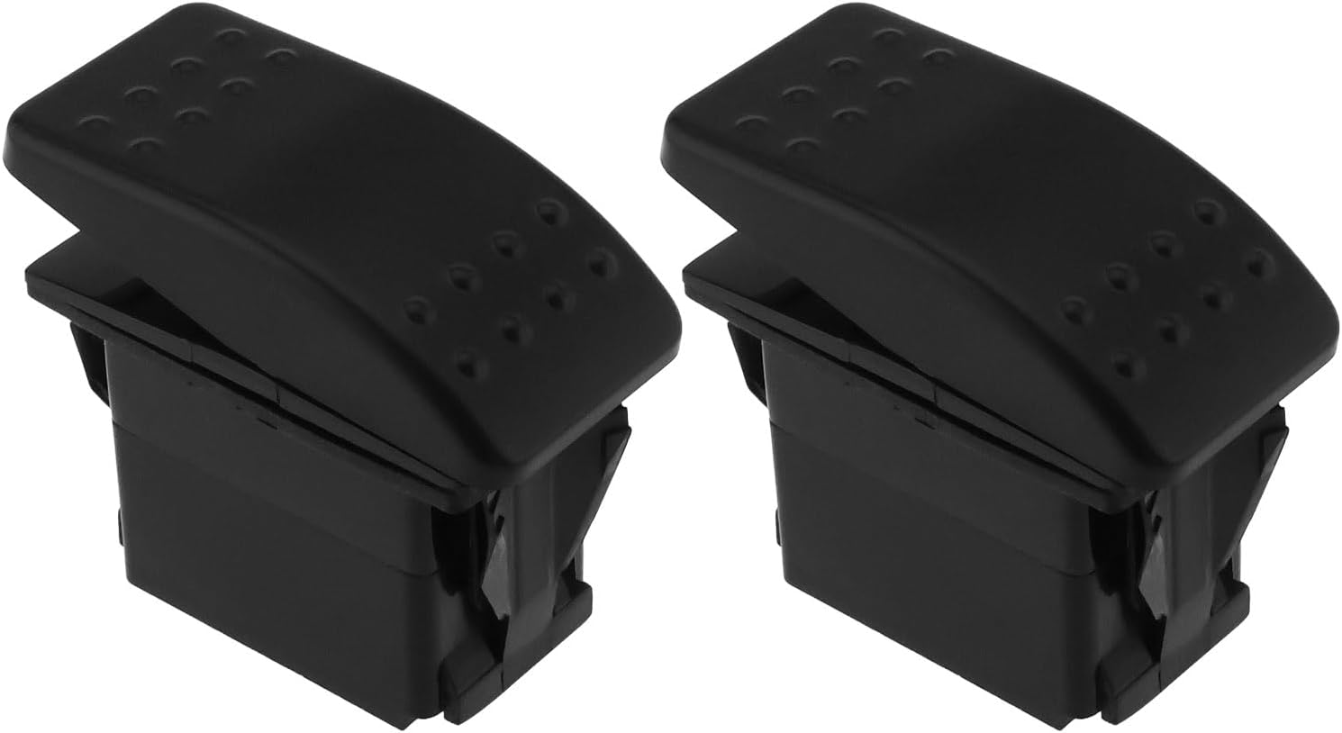 2Pcs 2Pin Marine Rocker Switch 2-Position Switch 20A 12-24V for Boat Car Camper 21X37Mm image number 4