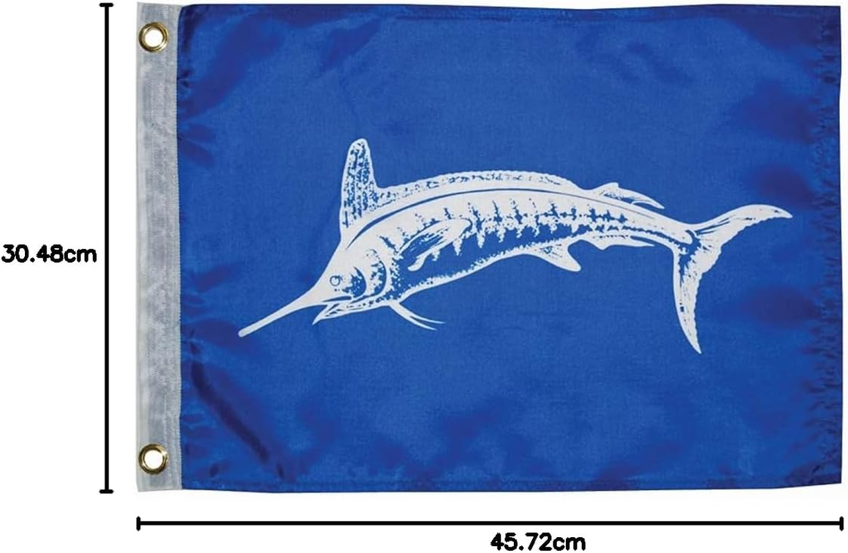 Taylor Made Products, Fisherman'S Catch Flag, Fish Pennant, Nylon, 12 Inch X 18 Inch image number 1