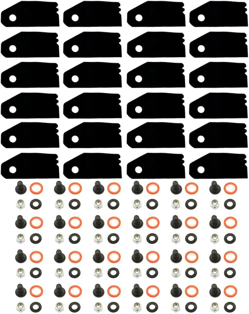 8Pcs Blades & Bolts Set for Victa 18" Mulch & Catch Mower from 1998 CA09434S image number 1