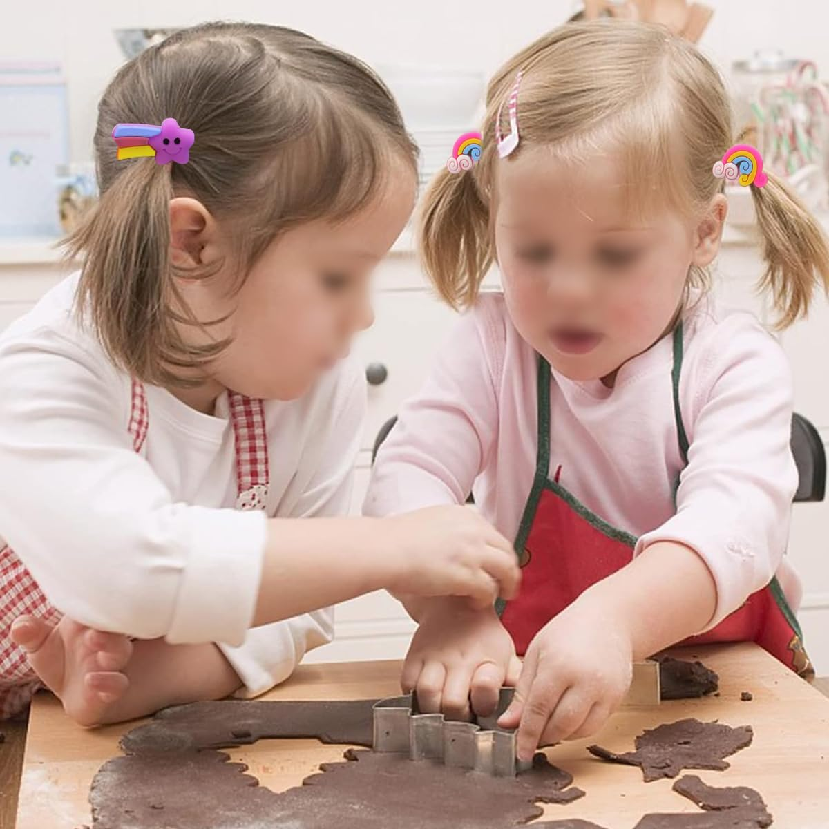 CENPEK 100 Girls Headband, Soft Seamless Bow Flower Panda Carrot Shape, Elastic Headband Ponytail Holder, Suitable for Girls Hair without Damage Accessories