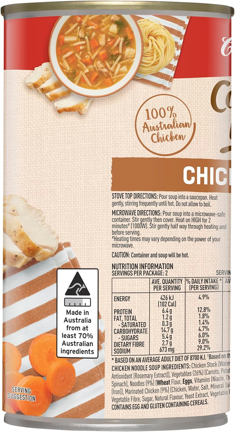 Campbell'S Country Ladle Chicken Noodle Soup 500 G image number 1