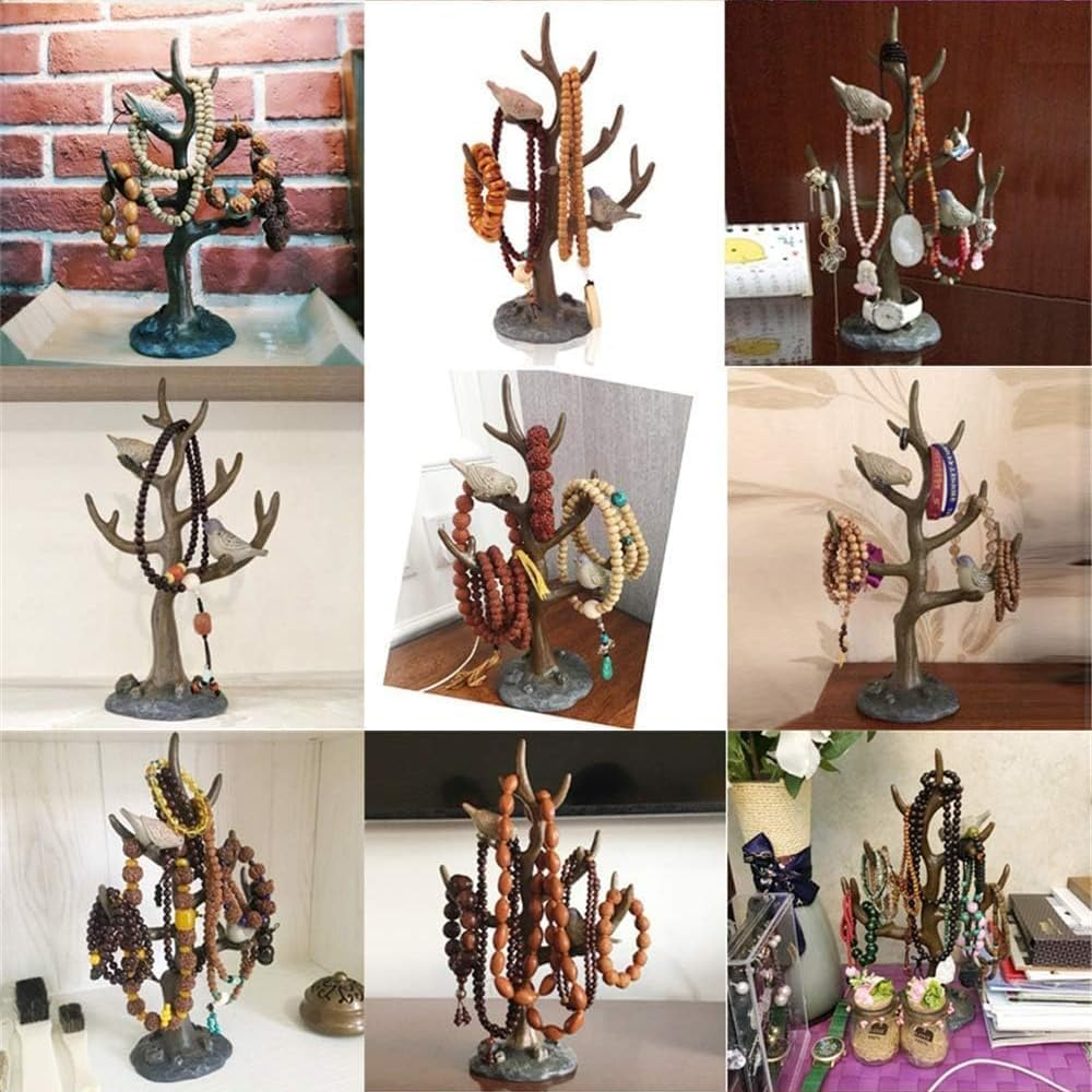Jewelry Organizer Tree Stand &ndash; Necklace, Earring, Bracelet, Ring & Watch Holder &ndash; Hanging Jewelry Rack for Home Display & Storage image number 4