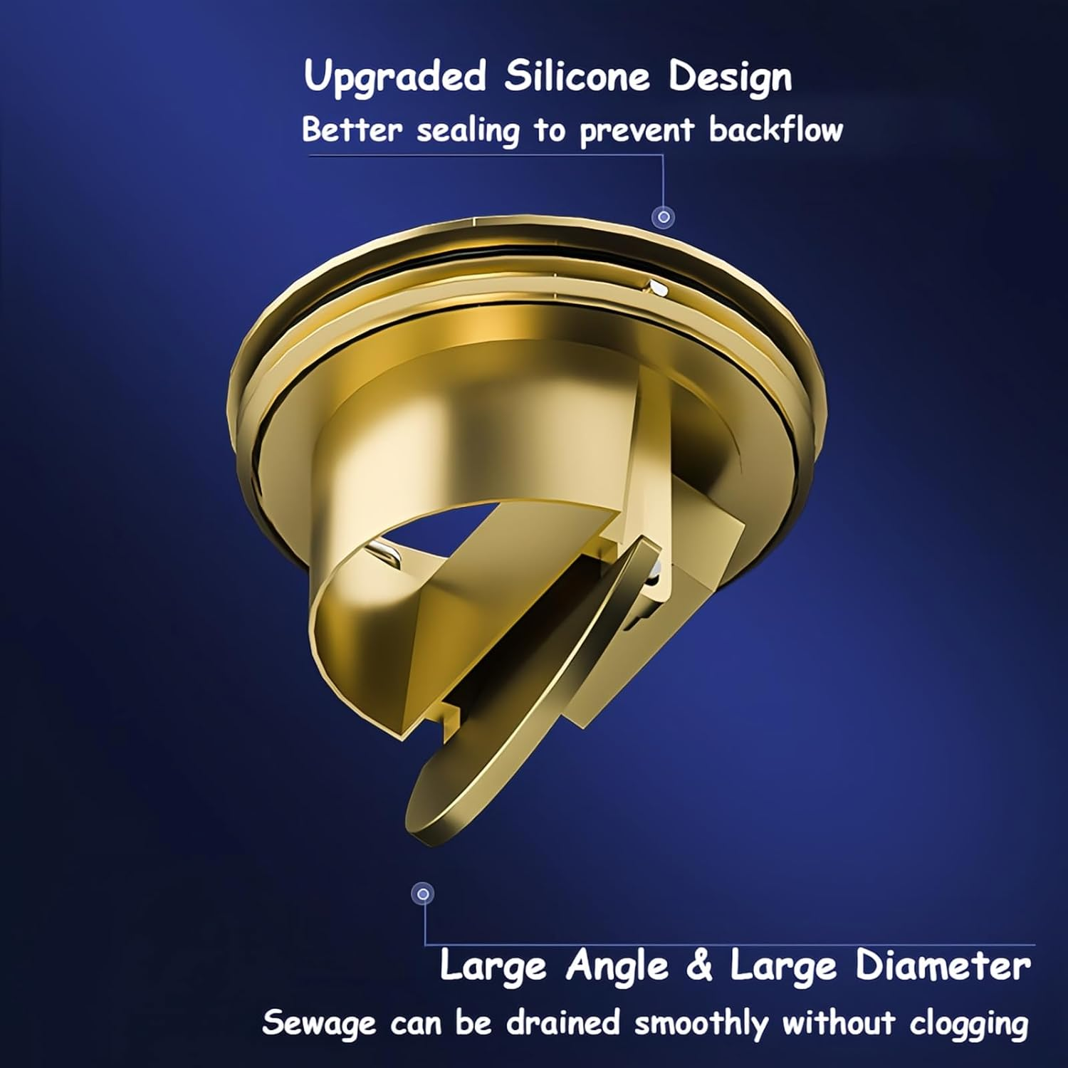 Taoluwin Square Shower Drain, 4" Stainless Steel Floor Drain, Shower Deodorant Floor Drain with Gravity Control Automatic Inner Core, Suitable for Bathroom and Kitchen image number 6