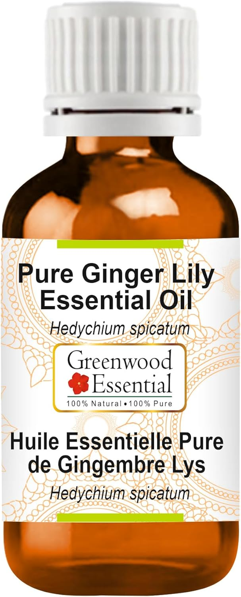 Greenwood Essential Pure Ginger Lily Essential Oil (Hedychium Spicatum) Steam Distilled for Personal Care 5Ml (0.16Oz) image number 4