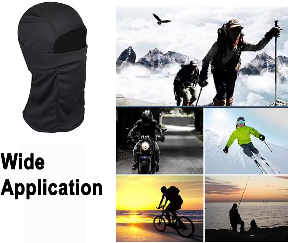 Balaclava Ski Mask, Motorcycle Cycling Windproof Neck Warmer UV Protector Cooling for Men/Women image number 4