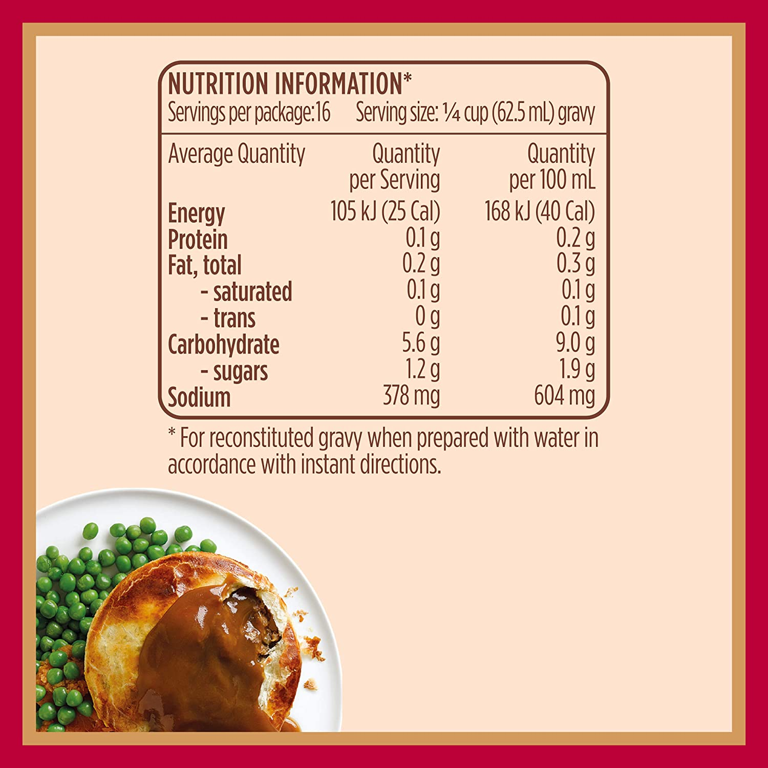 Gravox Roast Meat Gravy Mix Tin for Gravy and Liquid Stock Instant Gravy Powder 120G image number 5
