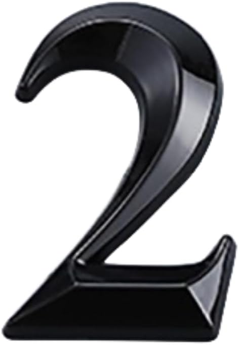 Self-Adhesive 3 Inch Mailbox Numbers 3D Number Sticker for Outdoor Indoor Apartment Office Hotel Home Door Plate Address Mail Box Number (Bronze-2)