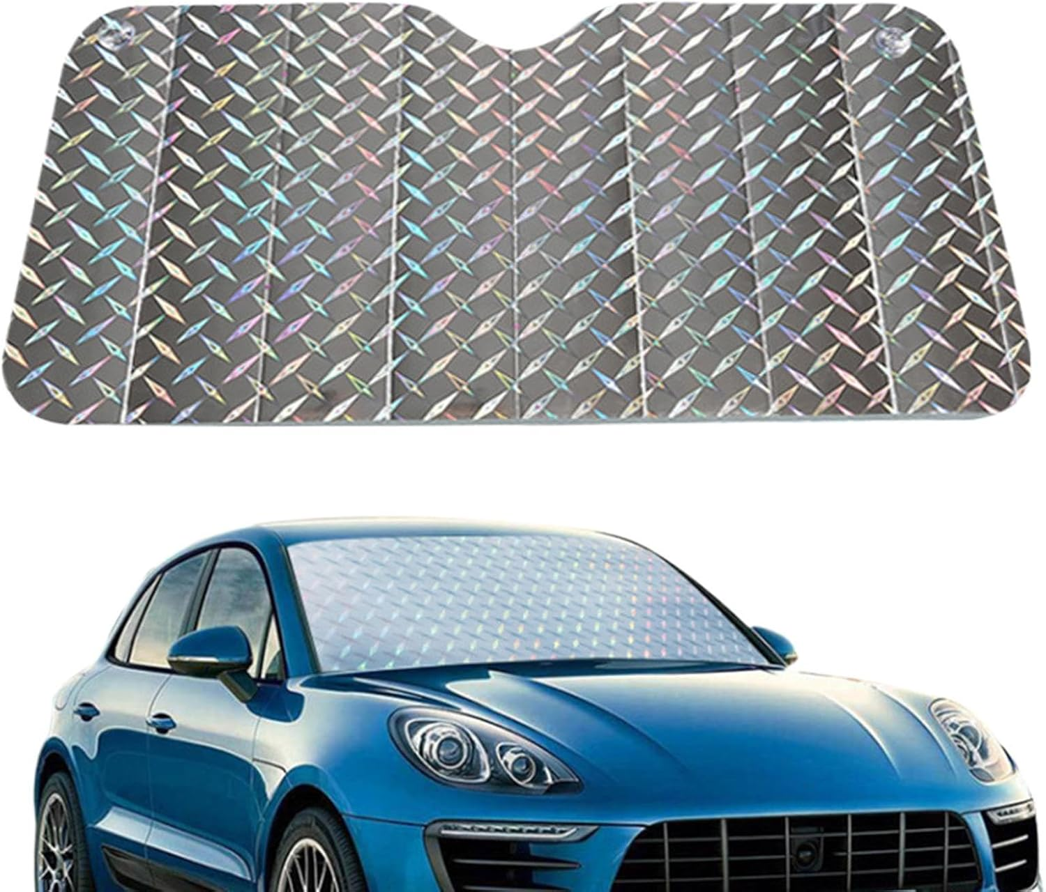 Car Sunshades for Windshield - Windshield Cover Sun Shade Shield | UV Protection Vehicle Accessories, Reflective Front Window Sunscreen Blocker for Sedans Trucks