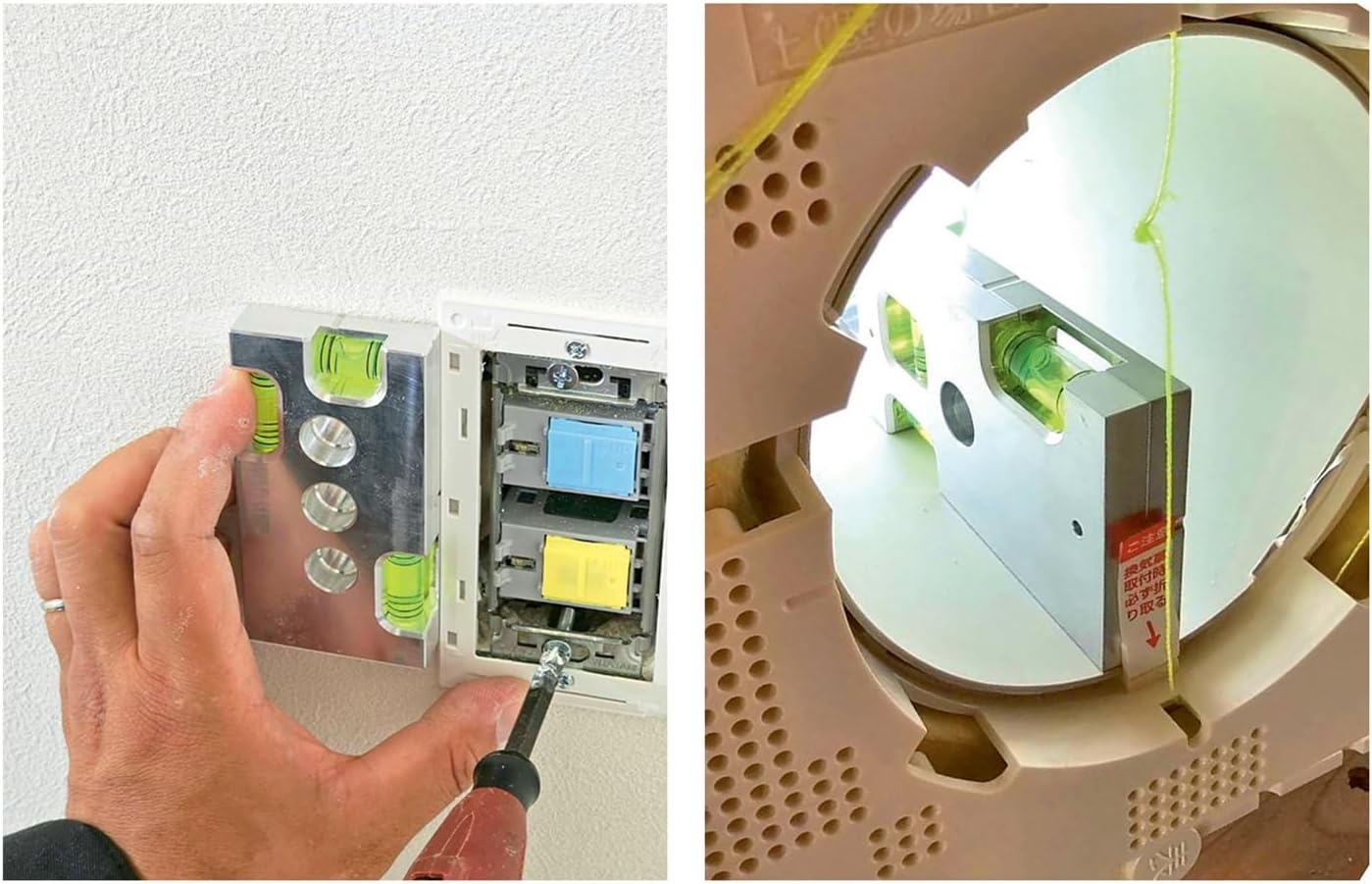 Niigataseiki ED-MT1 SK Mori Level Point Electrical Worker Level, Horizontal & Vertical, 50 &Phi; with Hole Saw Injury Hole image number 3