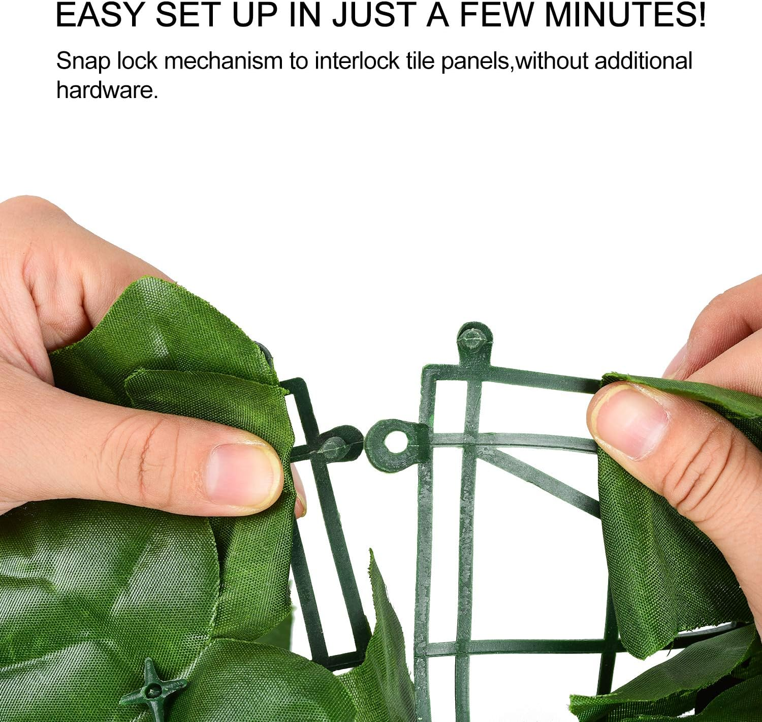 Dearhouse 98.4X39.4In Artificial Ivy Privacy Fence Wall Screen, Artificial Hedges Fence and Faux Ivy Vine Leaf Decoration for Outdoor Garden Decor image number 1