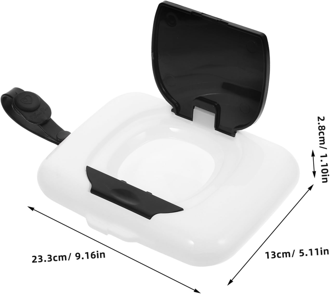 CANIGHT 2Pcs Portable Wipe Dispenser Refillable Travel Wet Tissue Holder for Go Use Compact and Design For