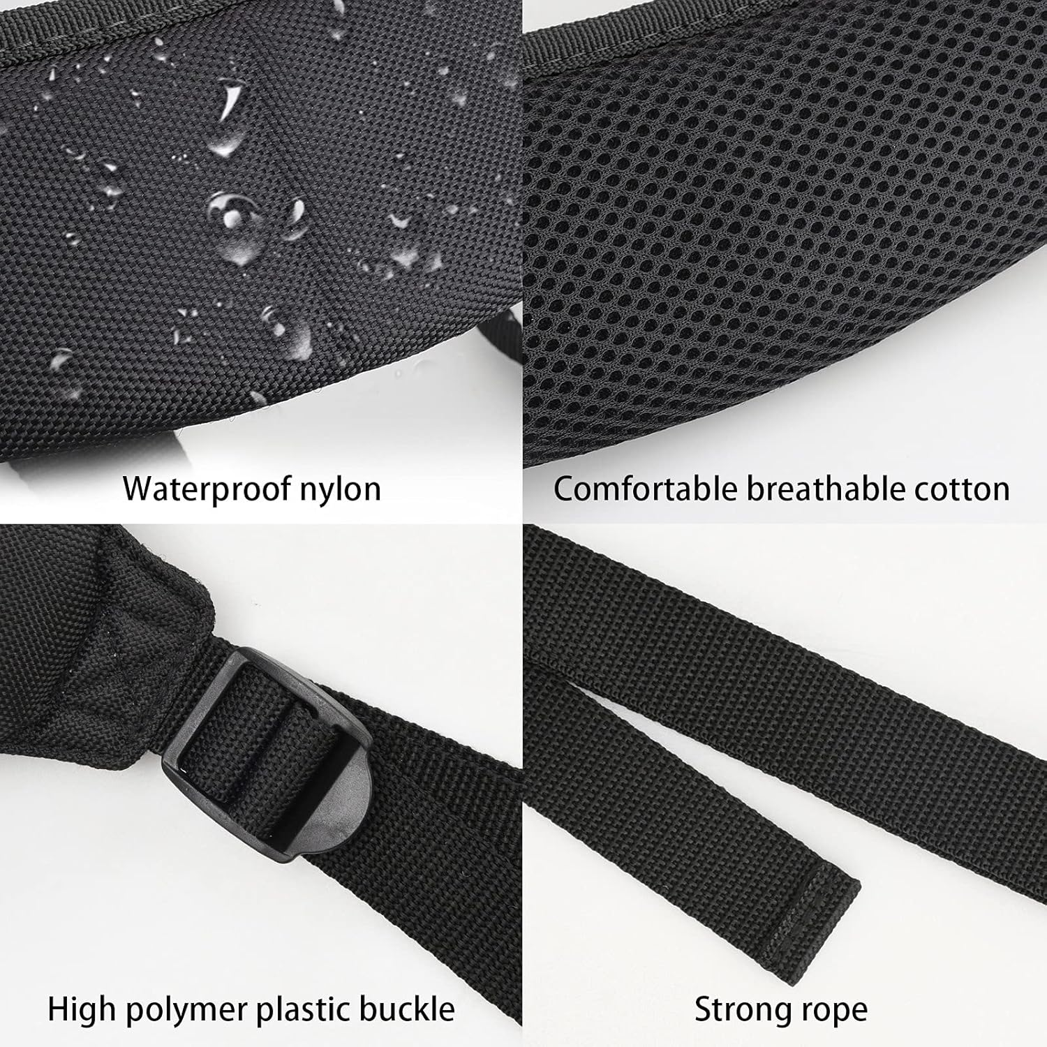 Quick Side Release Plastic Buckle Golf Bag Shoulder Straps image number 2