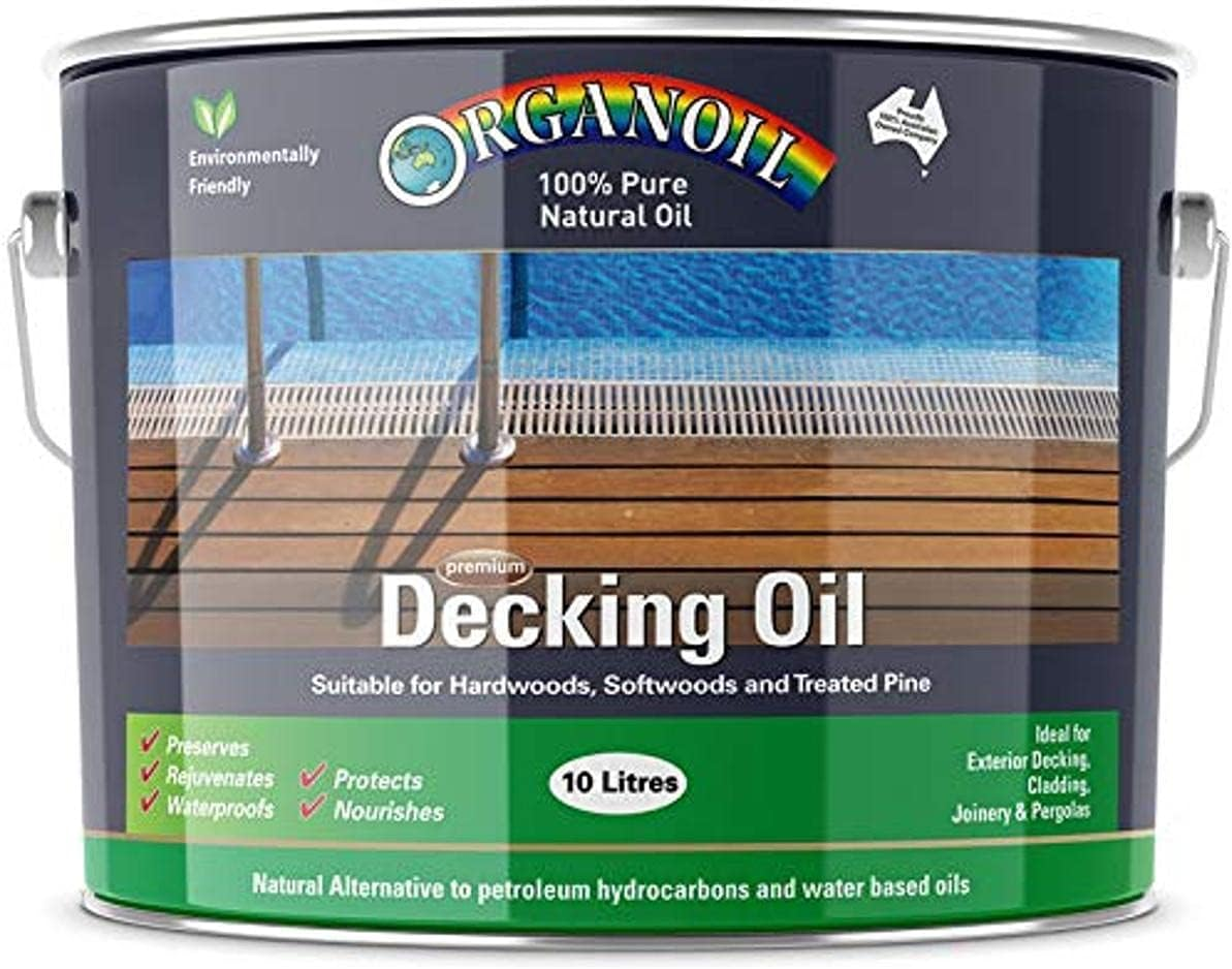 Pure Natural Plant Tung Oil Exterior Decking Oil Jarrah 10L