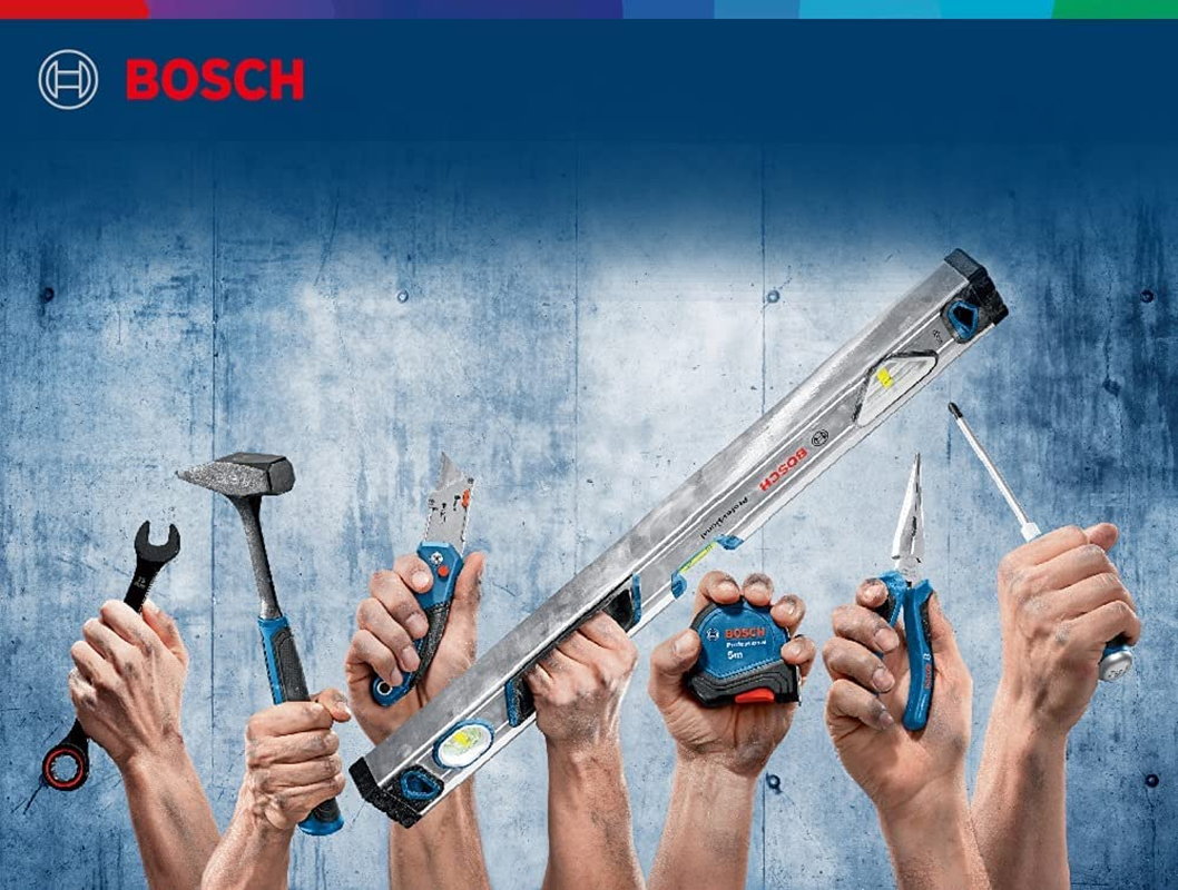 Bosch Professional Six-Part Screwdriver Set (Cross-Headed and Slotted Screwdriver, Continuous Steel Blade and Steel Cap) image number 1