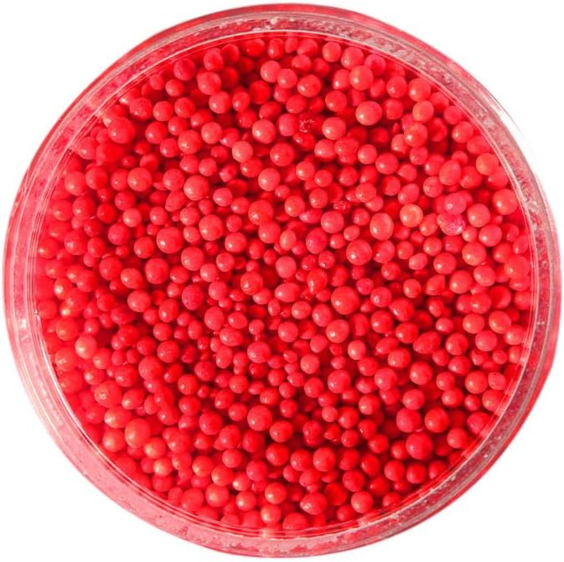 Sprinks Nonpareils Red Sprinkles 500G | Perfect for Cake Decorating Cupcakes Cookies Ice Cream and Baking | Adds Crunchy Texture and Colourful Touch to Desserts | Nonpareils for Cakes and Ice Cream image number 2