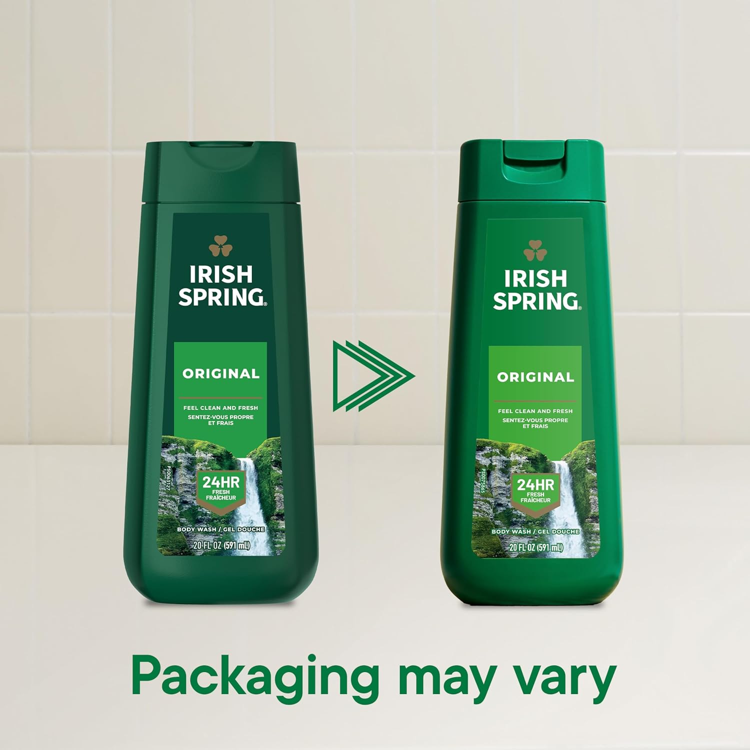 Irish Spring Original Clean Body Wash, 20 Oz, 2 Pack image number 2