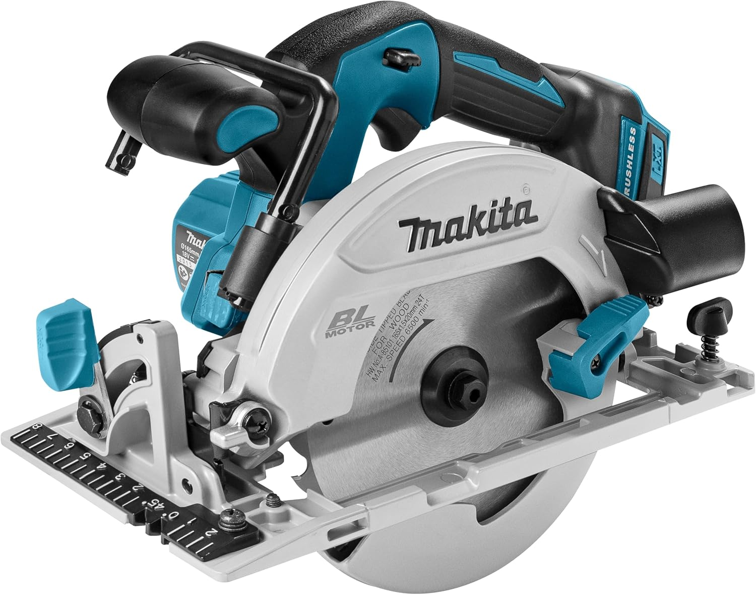 Makita DHS680Z Mobile Circular Saw 18V Brushless 165Mm, Tool Skin Only, Battery and Charger Are Not Included. image number 4