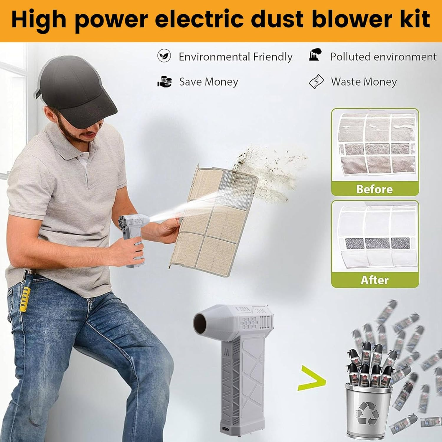 Xioaue Vacuum Hairdryer Accessory Removable Turbojet Blower Adapter X3 Handheld Turbofan image number 4