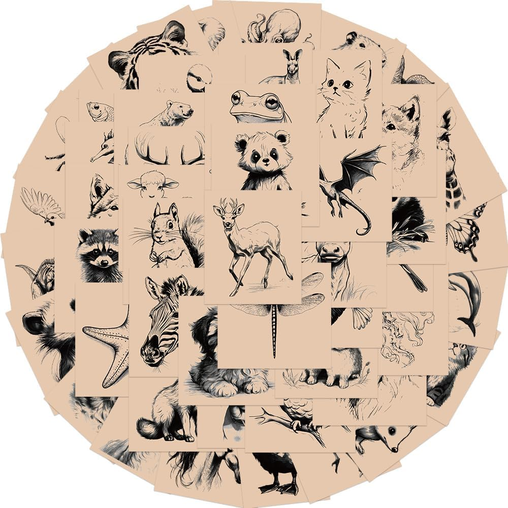 50 Packs Dark Cat Stickers Water Bottles Laptop Phone Motorcycle Computer Guitar Skateboard Hydroflasks Dark Cat Vinyl Sticker Waterproof Aesthetic Trendy Decals for Teens Girls Adults