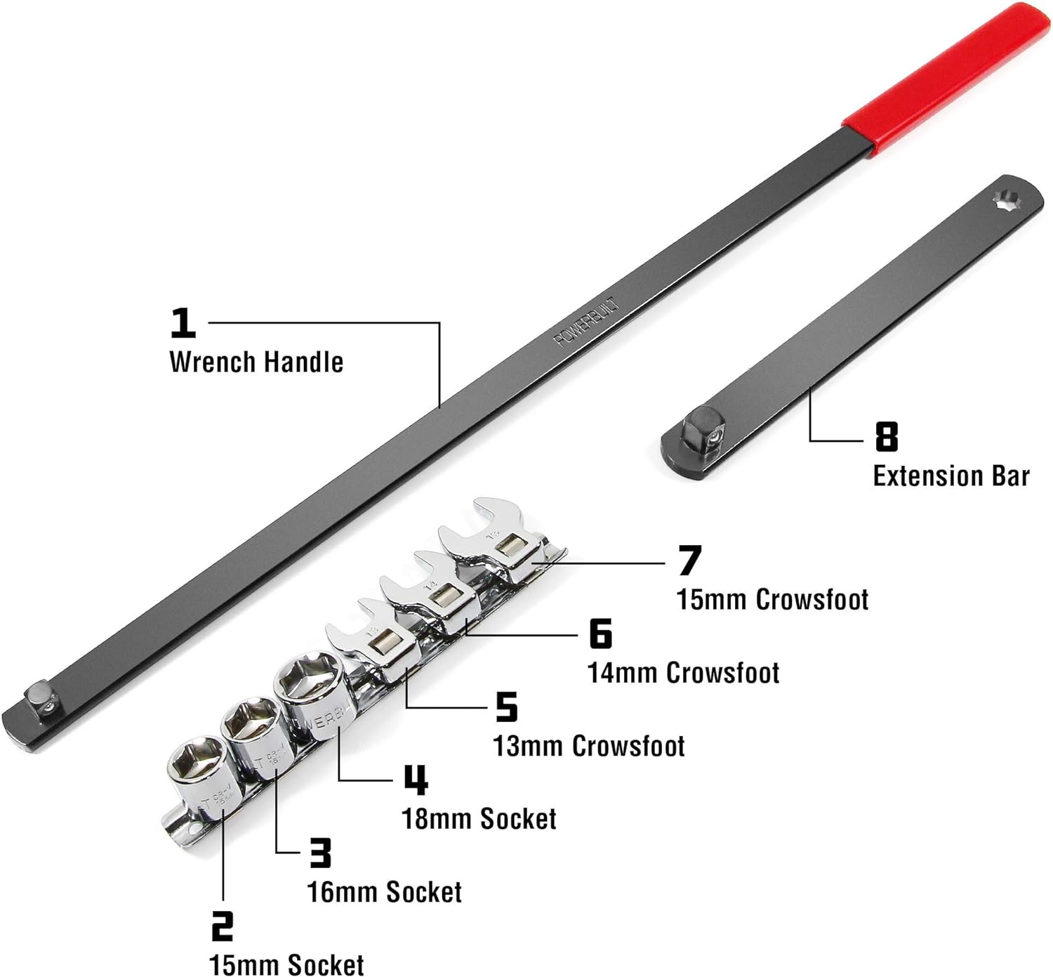 Powerbuilt 648451 Serpentine Belt Tool Kit image number 2