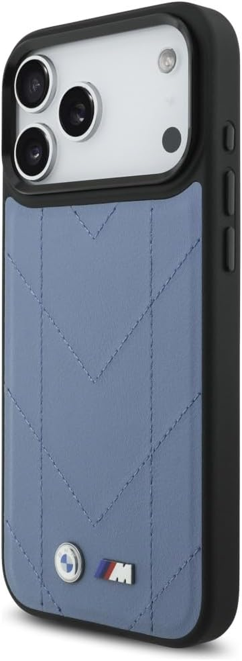 CG Mobile BMW M Quilted Logo Compatible with Mag Safe Case for Iphone 17 Pro Max (Blue) image number 3
