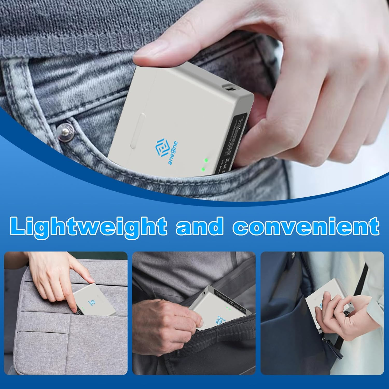 Osmo Action 5 Pro 4 3 Battery 1800Mah and Dual Charging USB LED Charger Kit for DJI Osmo Action 5 Pro/Dji Osmo Action 4 / DJI Osmo Action 3 (2-Pack) image number 1